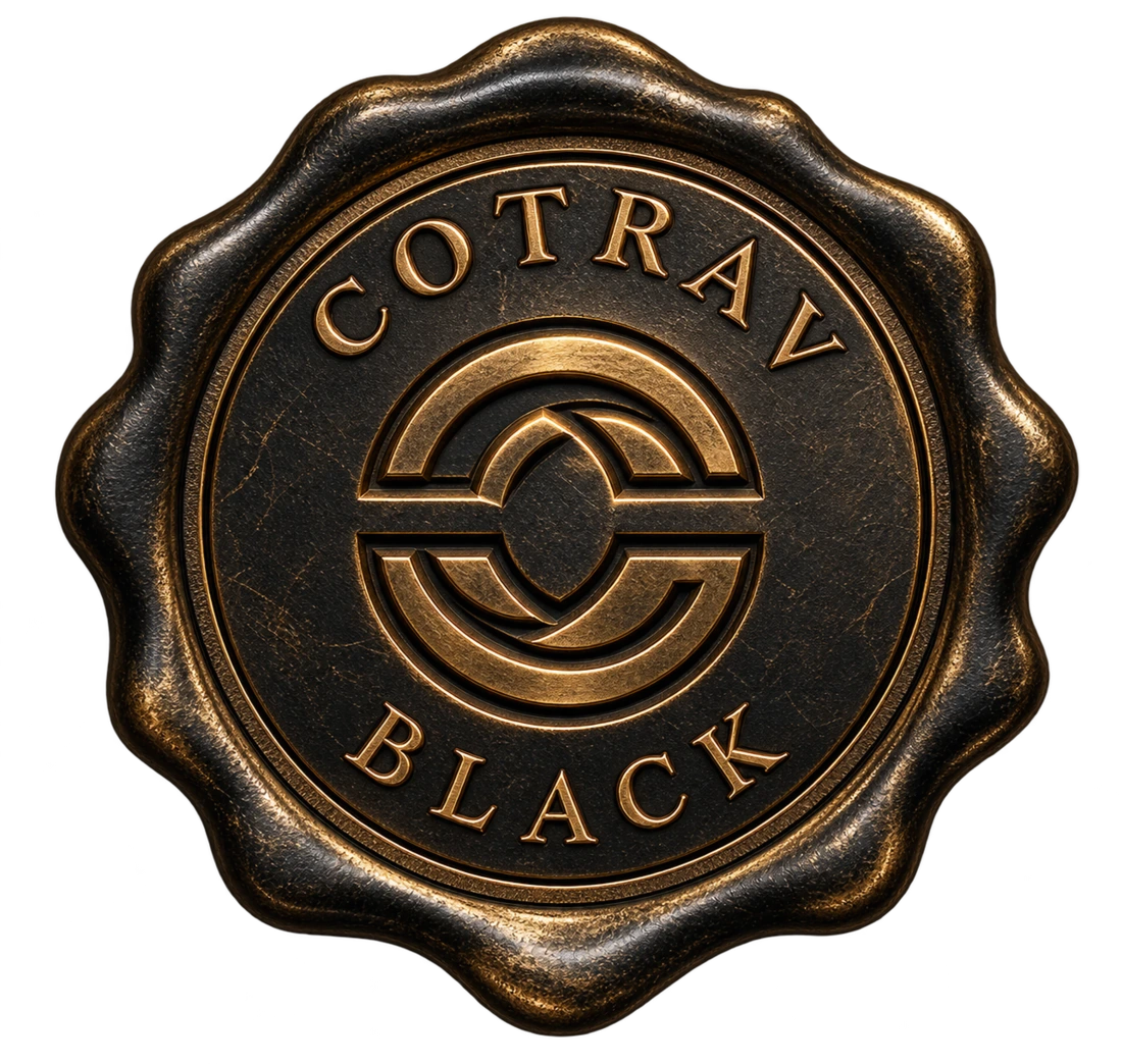 COTRAV BLACK antique bronze closing seal
